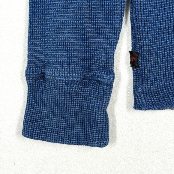 Relwen Shirt Mens Medium Bi Waffle Thermal Crew Sweatshirt Waffle Knit Huckberry - Picture 3 of 13